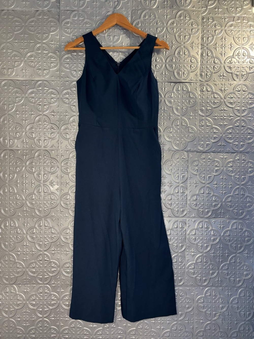 Banana Republic Navy Blue Jumpsuit business office business casual